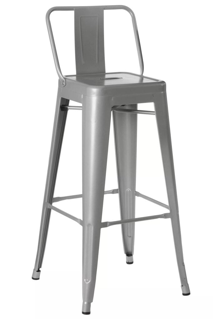 Interiors by Premier Powder Coated Metal Cubic Bar Chair