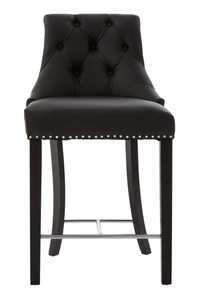 Interiors by Premier Regents Park Faux Leather Bar Chair