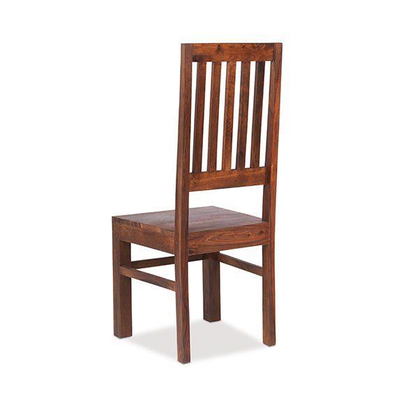 Pair of Jaipur Sheesham Capsule High Back Slat Chairs