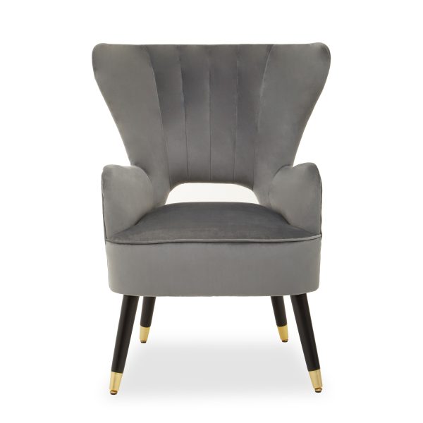 Green Velvet Armchair Accent Chair With Gold Finish Rubberwood Legs Modern Design Highback Chair | Bed Sava