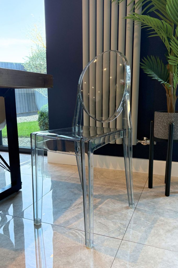 Ghost Style Plastic Victoria Dining Chair