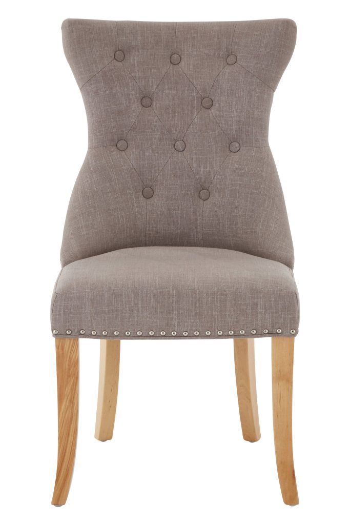 Regents Park Mink Linen Dining Chair
