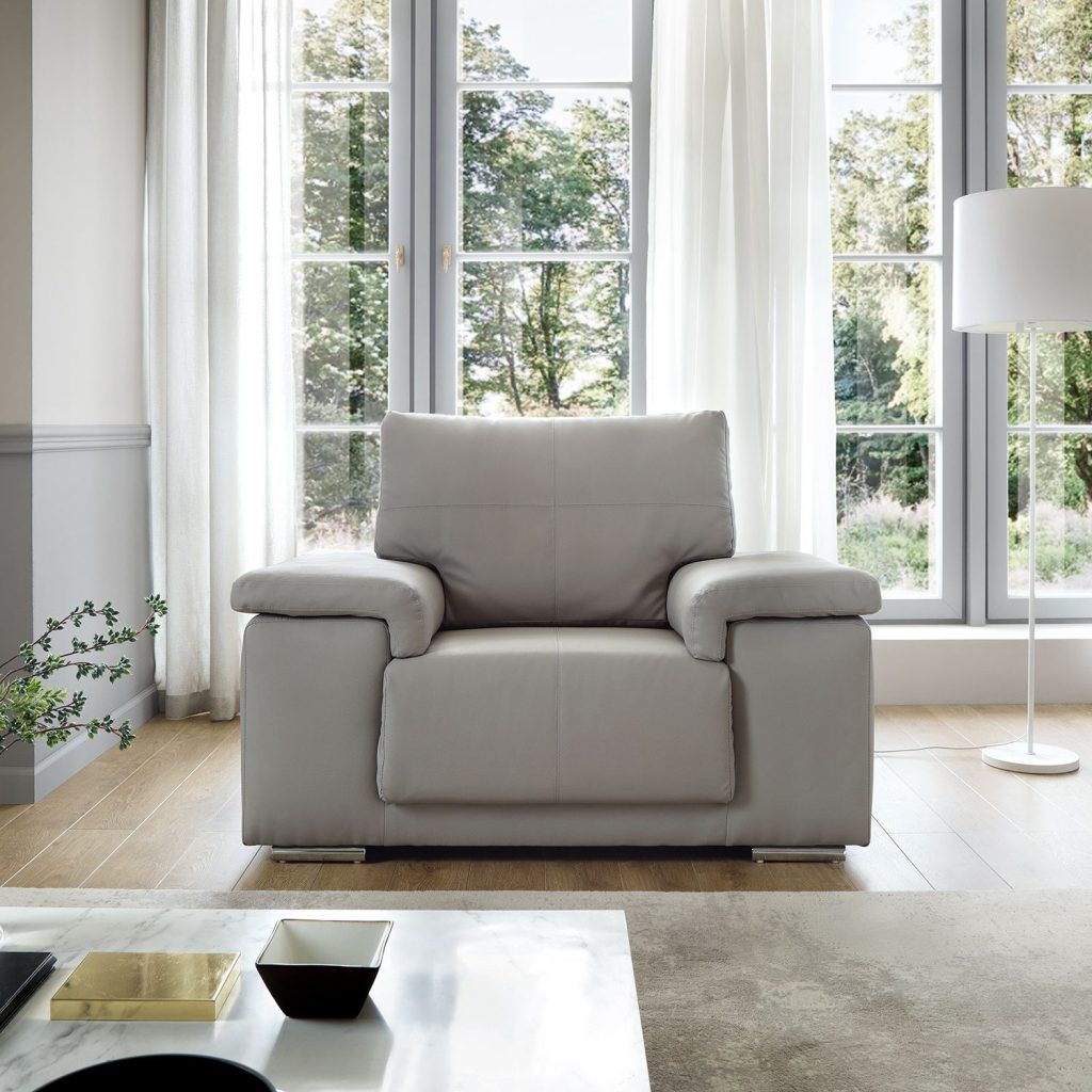 Kansas Armchair Light Grey
