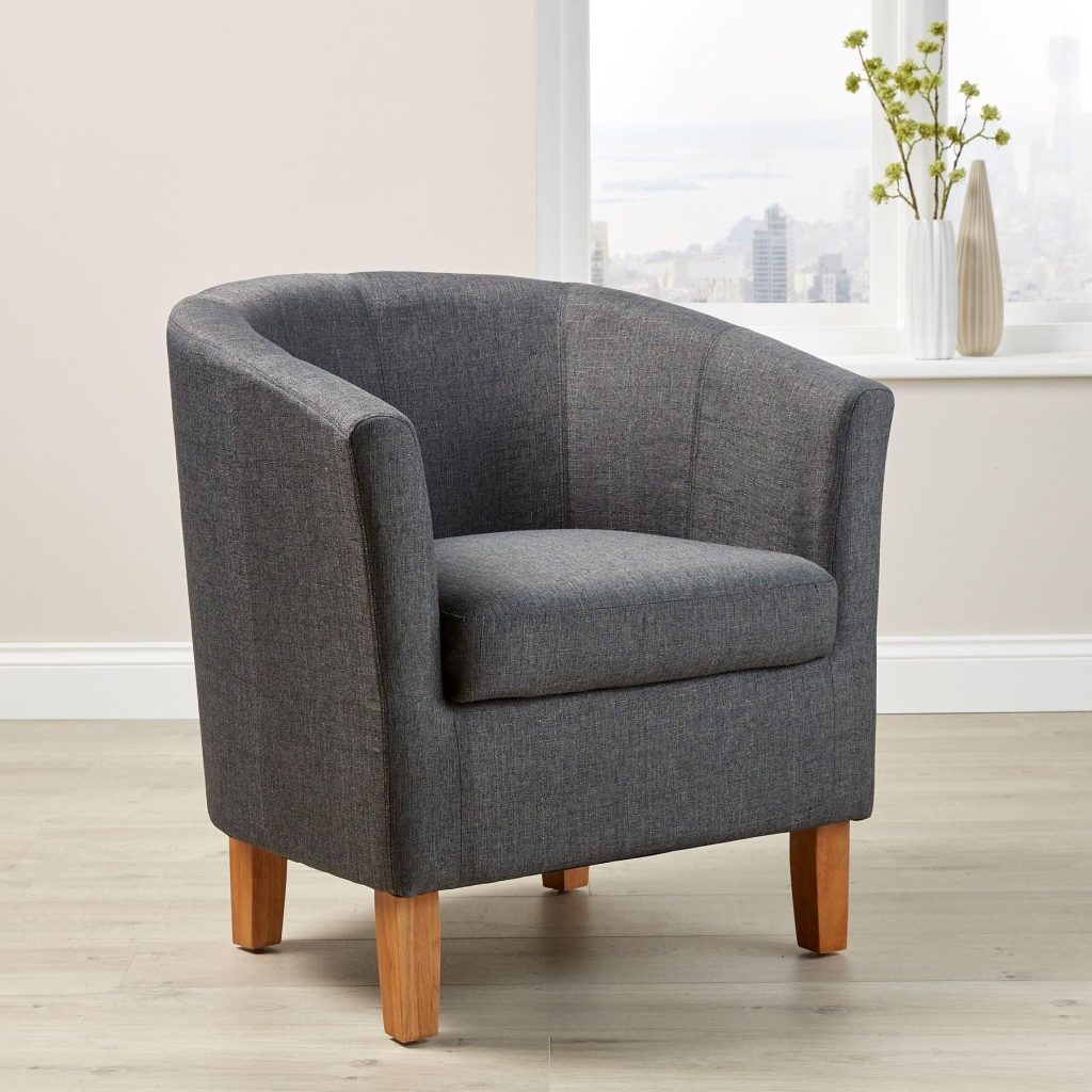 Bedford Small Padded Occasional Accent Tub Chair