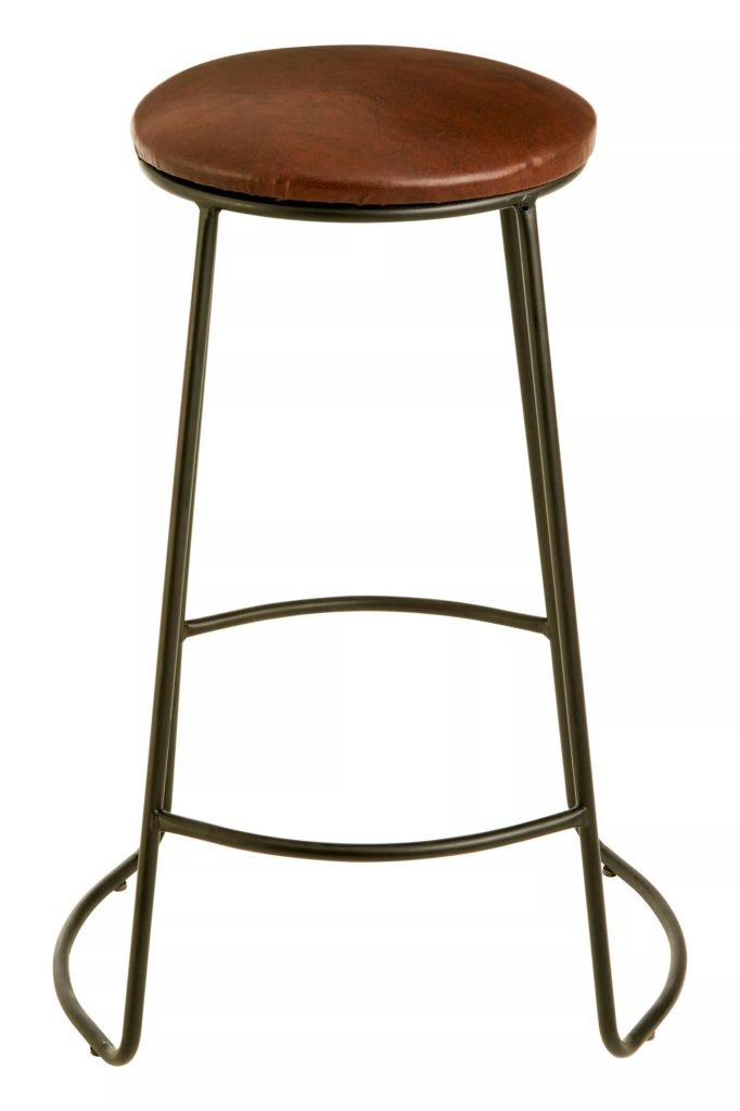 Interiors By Premier Sleek Stool, Durable Design Counter Stool For Kitchen, Comfortable  Metal Counter Stool For Breakfast