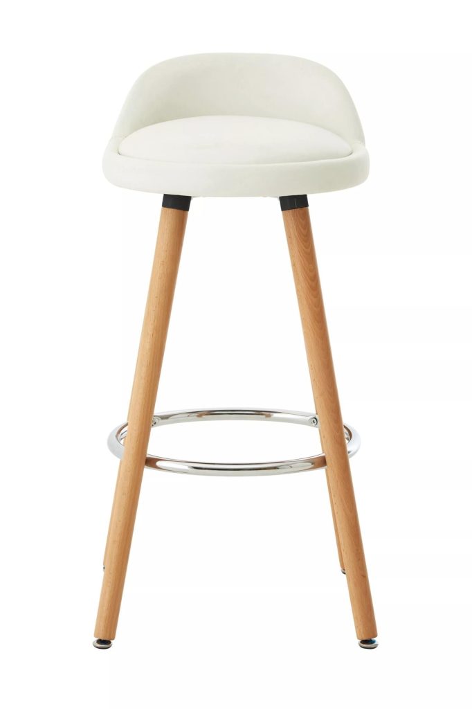Stable Grey Bar Stool, Industrial Bar Stool For Breakfast, Robust Design Breakfast Bar Stool For Kitchen