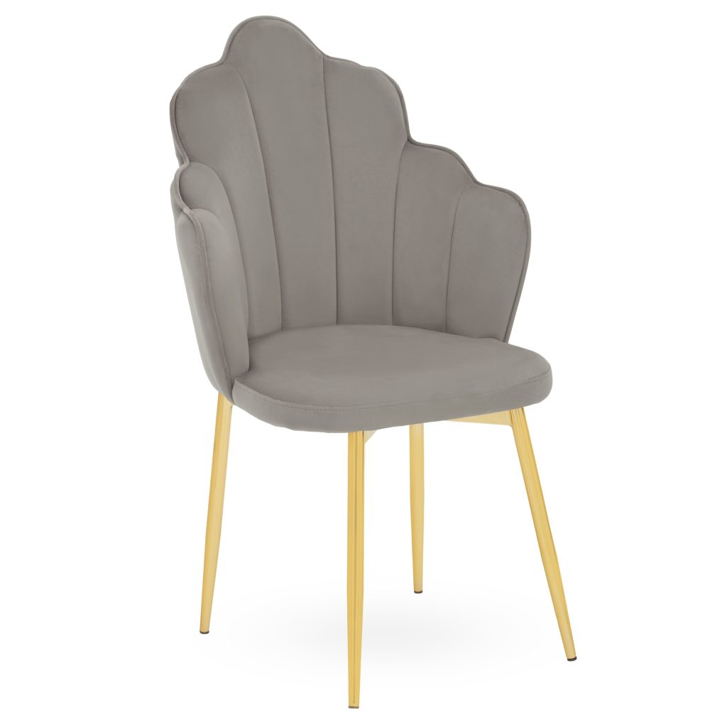 Comfortable Velvet Dining Chair, Durable & Adjustable Velvet Office Chair, Backrest Accent Chair