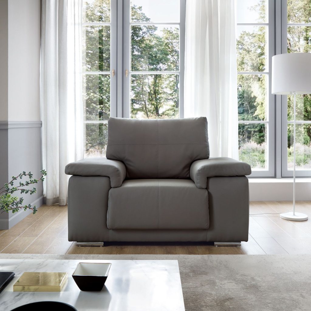 Kansas Armchair Dark Grey