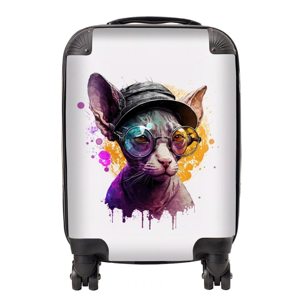Cornish Rex Splashart Suitcase