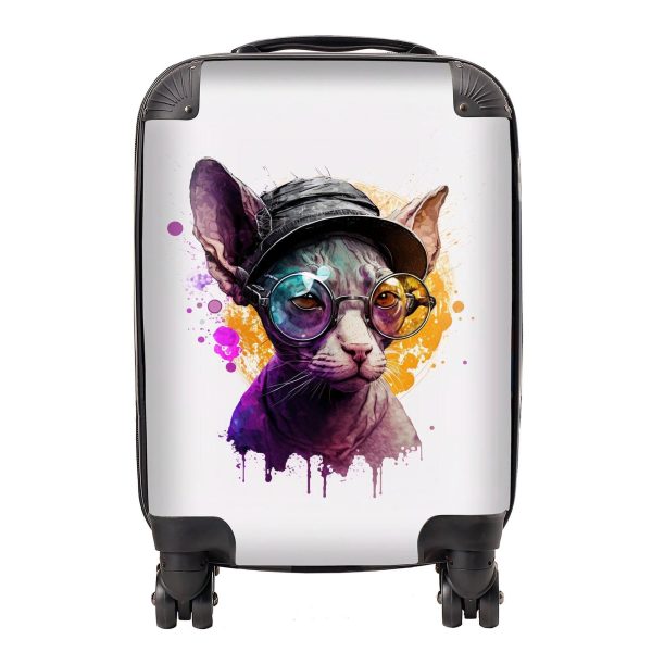 Cornish Rex Splashart Suitcase | Bed Sava
