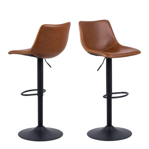 I Oregon Single Bar Stool in Brown One supplied | Bed Sava