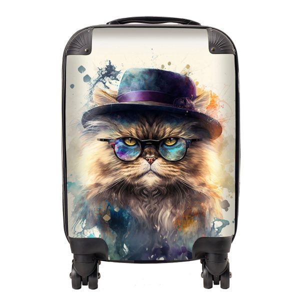 Persian Cat Splashart Suitcase | Bed Sava