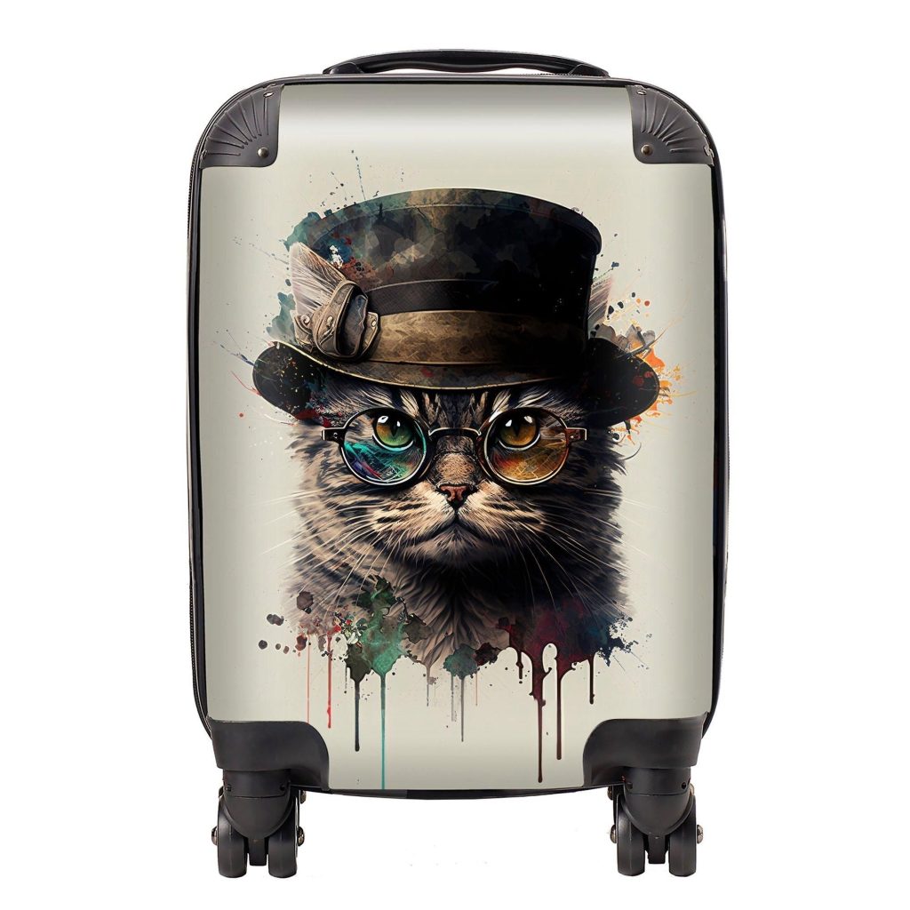Cat And Hat Splashart Suitcase