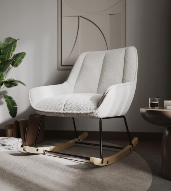 Isabelle Boucle Rocking Chair | Bed Sava
