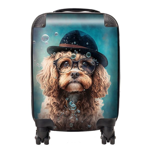 Cavapoo Dog Splashart Suitcase | Bed Sava