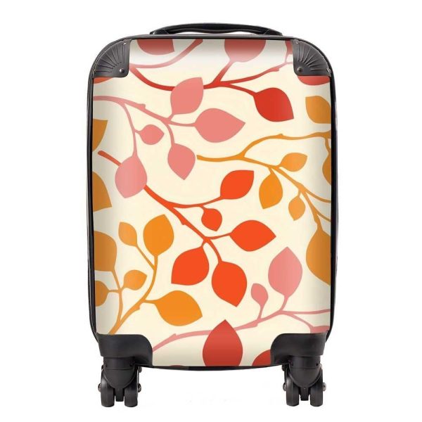 Colorful Autumn Leaves Suitcase | Bed Sava
