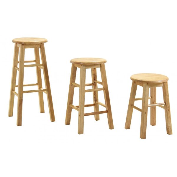 Basi Bar Stool 18 Natural Sold in Pairs | Bed Sava