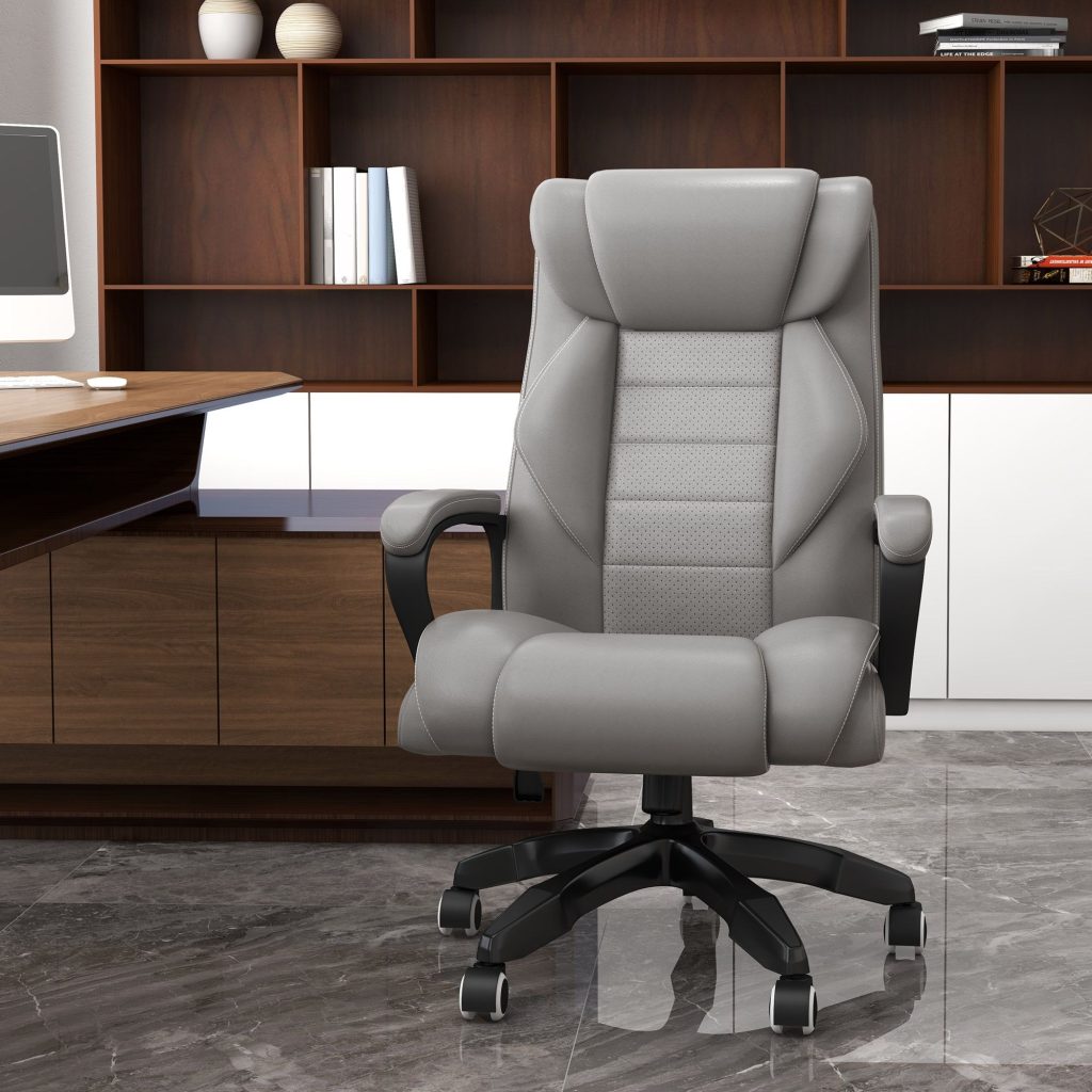 High Back 6 Points Vibration Massage Executive Ergonomic Swivel Office Chair