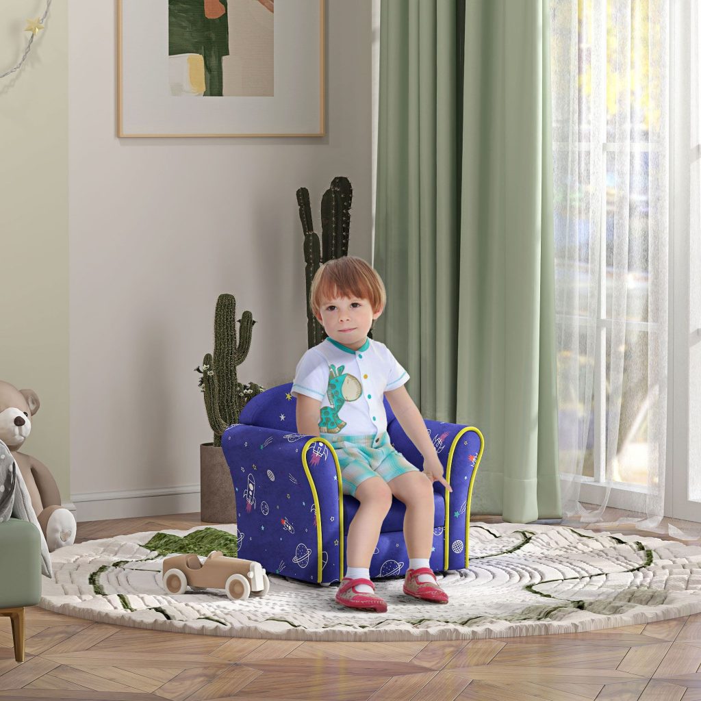 Kids Armchair Toddler Sofa Chair Children Couch for 1.5-3 Years