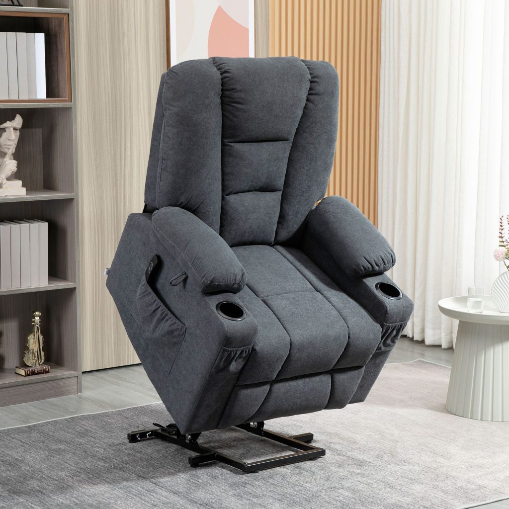 Riser Recliner Chairs for the Elderly, Lift Chair with Cup Holder