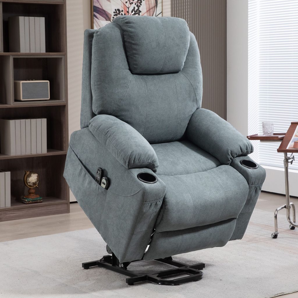 Riser and Recliner Chair with Vibration Massage Heat Quick Assembly
