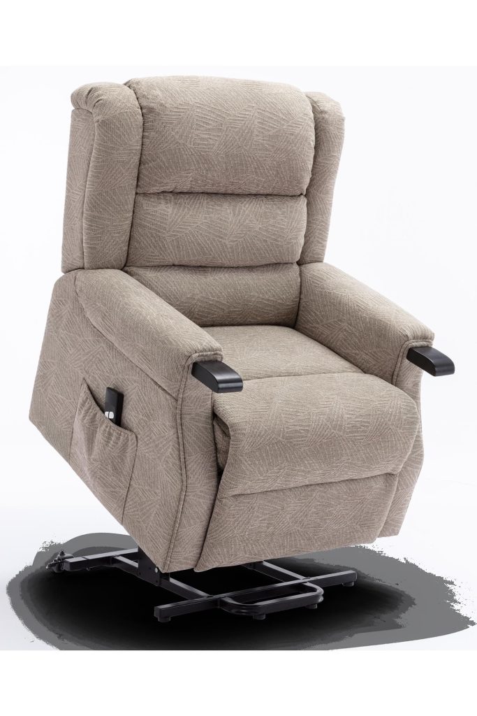 Ashfield Electric Fabric Single Motor Rise Recliner Mobility Chair | Bed Sava