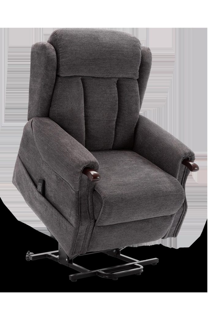 Halton Fabric Heavy Duty Dual Motor Rise Recliner Lift Mobility Chair