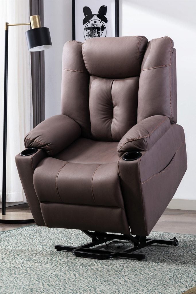 Afton Technology Fabric Single Motor Rise Recliner Lift Mobility Chair