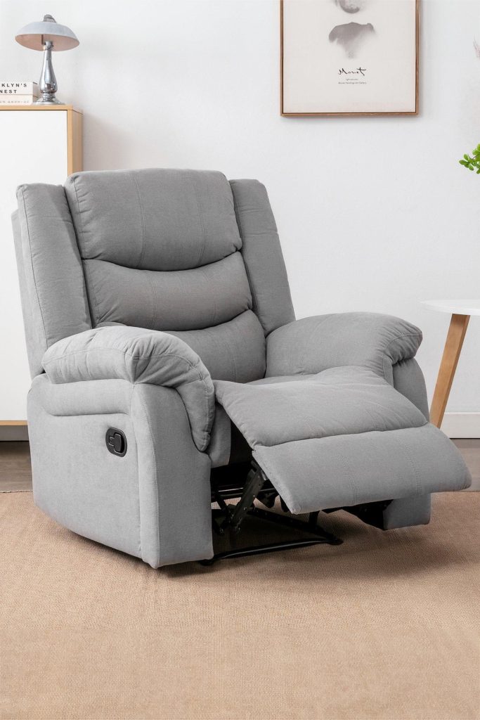 Seattle Manual Fabric Recliner Lounge Chair