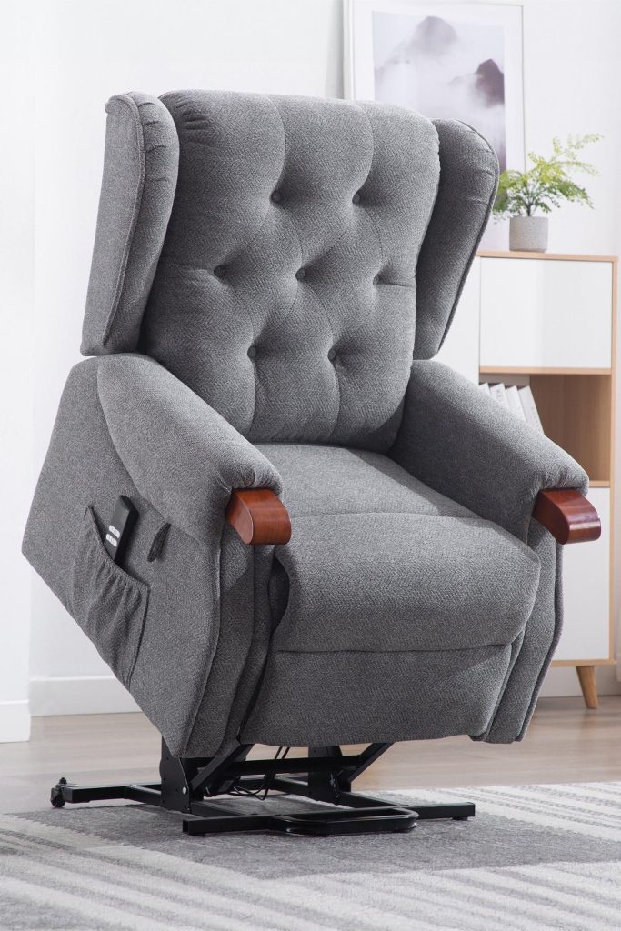 Harrogate Dual Motor Electric Rise Recliner Fabric Lift Riser Chair