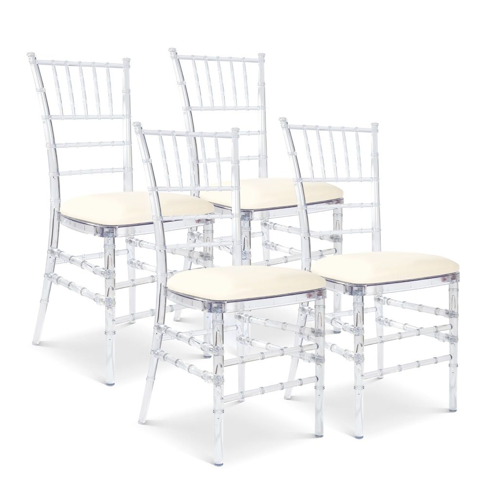 Clear Acrylic Chiavari Dining Event Chairs