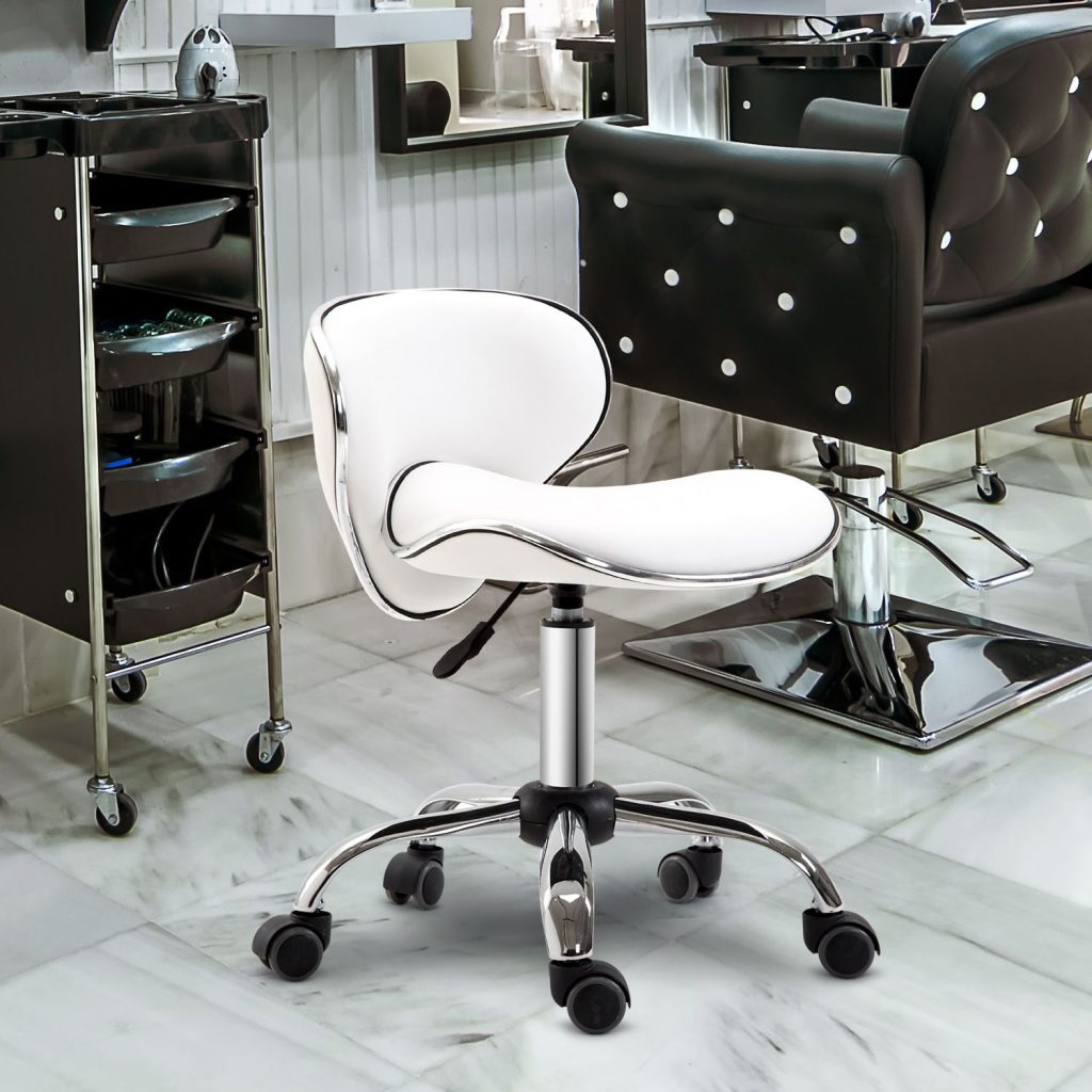 Ergonomic Executive Office Chair Computer Armless PU Wheels