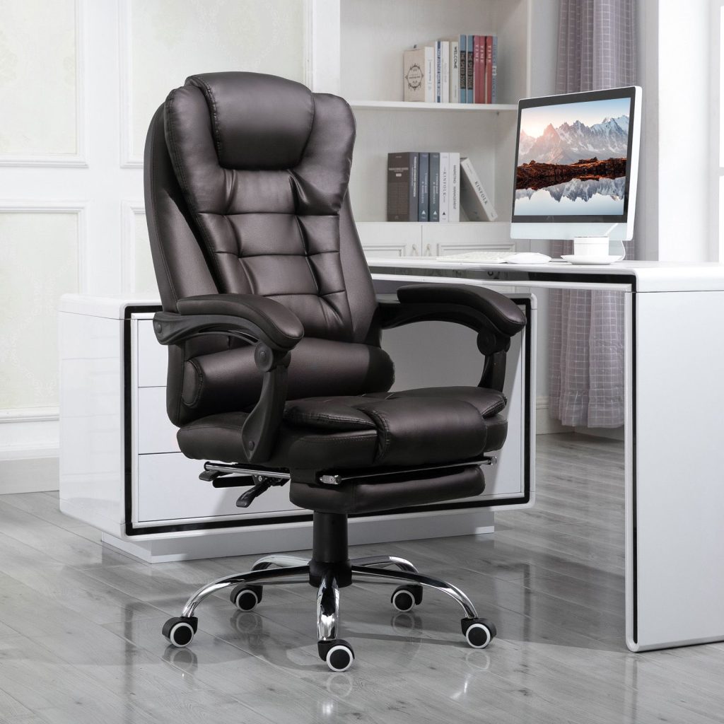 High Back Executive Office Chair Reclining Computer Chair with Swivel