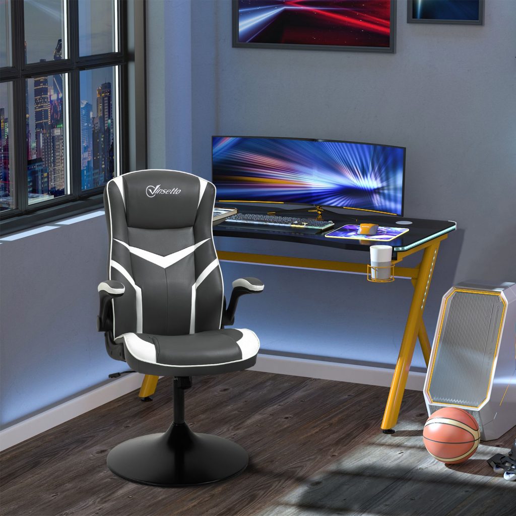 High Back Computer Gaming Chair Executive Swivel Adjustable Racing Home Office