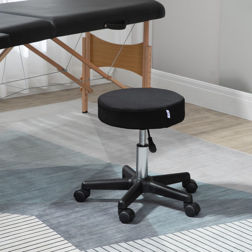 Swivel Salon Stool Adjustable Beauty Facial Tattoo Spa Chair Seat