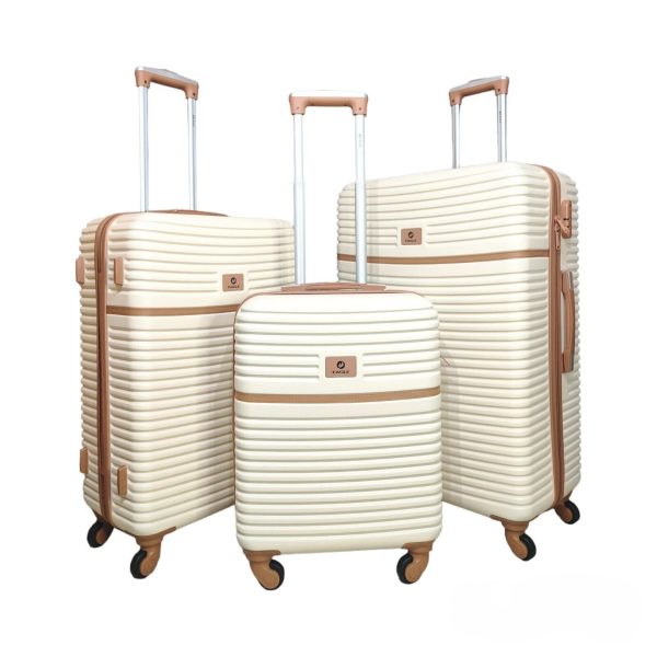 Hardshell Cabin Suitcase Robust 4 Wheel ABS Luggage Travel Bag | Bed Sava