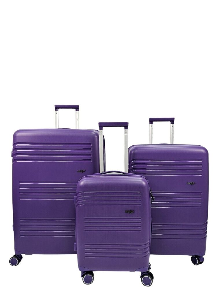 Hard Shell Cabin Suitcase Set 4 Wheel Luggage TSA Bag