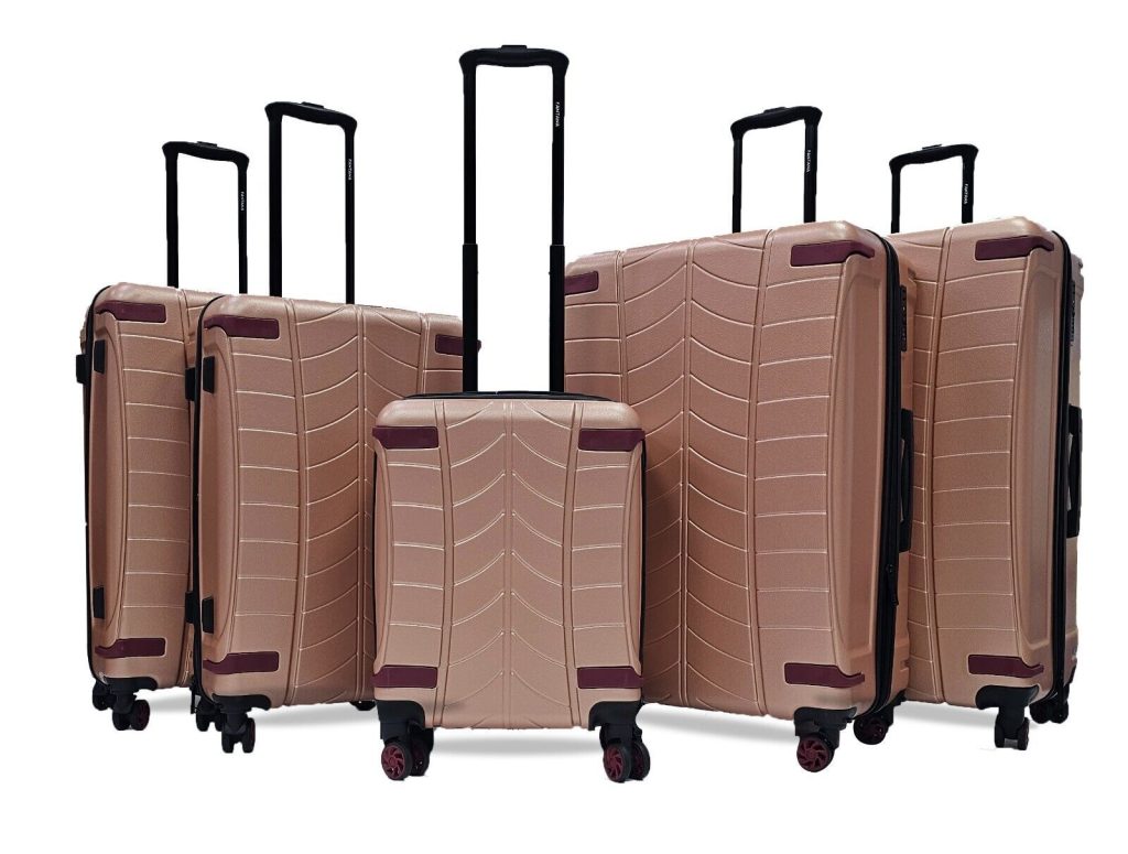 Hard Shell Cabin Suitcase Set 4 Wheel Luggage Travel Bag Set