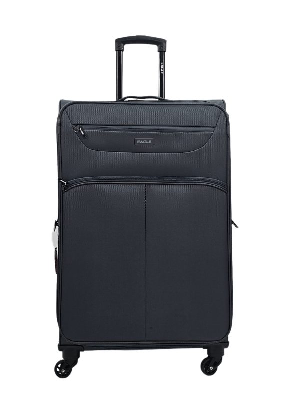 Soft Case Suitcase 4 Wheels Zipped Compartments | Bed Sava