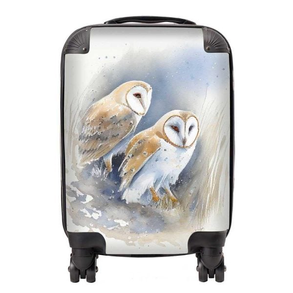 Barn Ano Owls Watercolour Suitcase | Bed Sava
