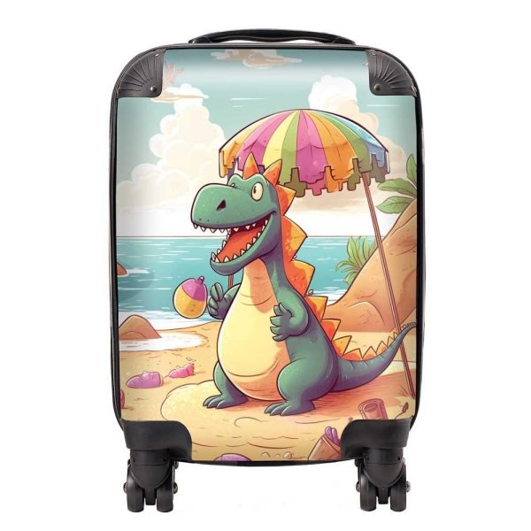 Dragon On A Beach Holiday Suitcase | Bed Sava