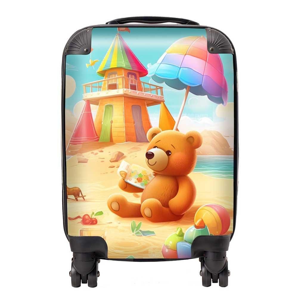 Bear On A Beach Holiday Suitcase | Bed Sava
