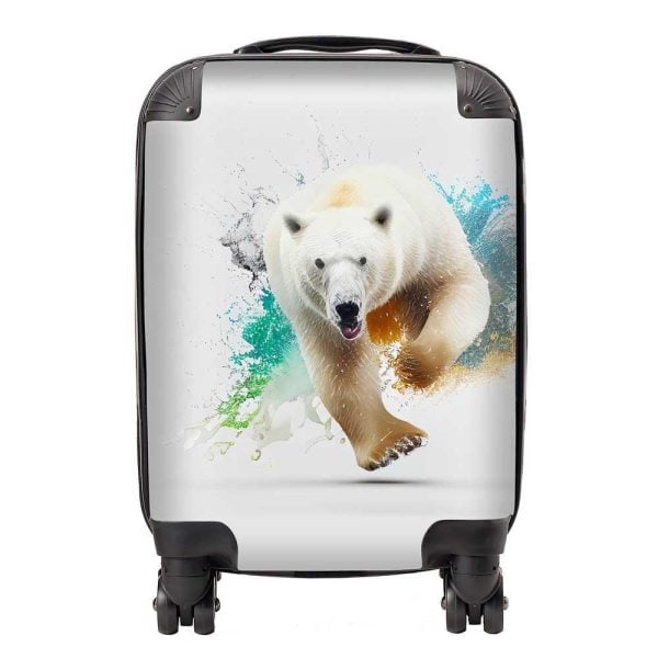 Charging Polar Bear Suitcase | Bed Sava