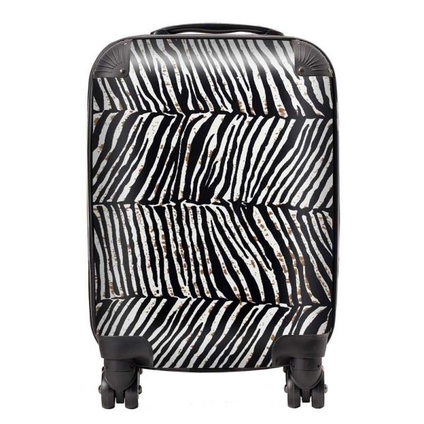 Zebra Pattern Suitcase | Bed Sava