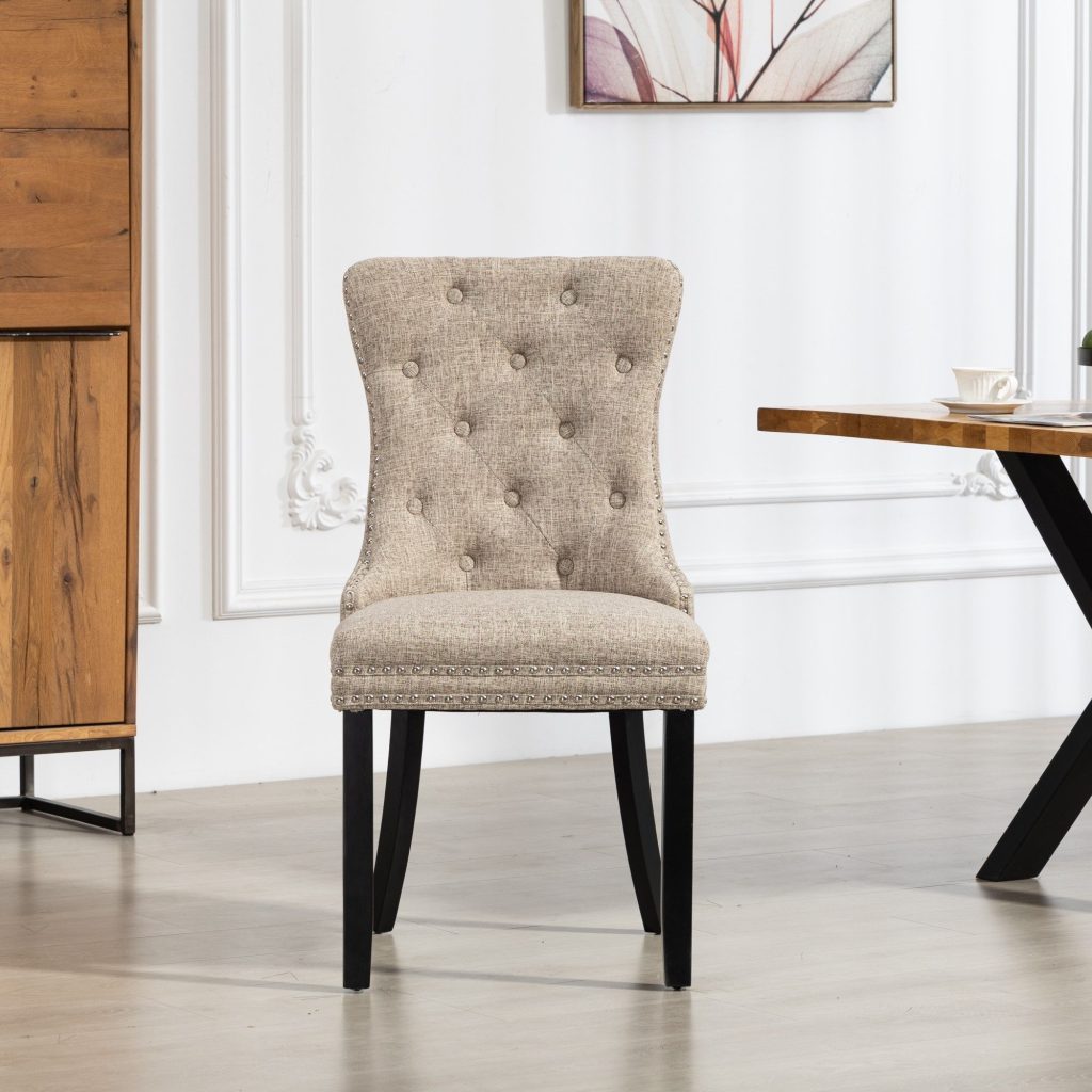 Rivara Fabric Dining Chairs - Set of 2