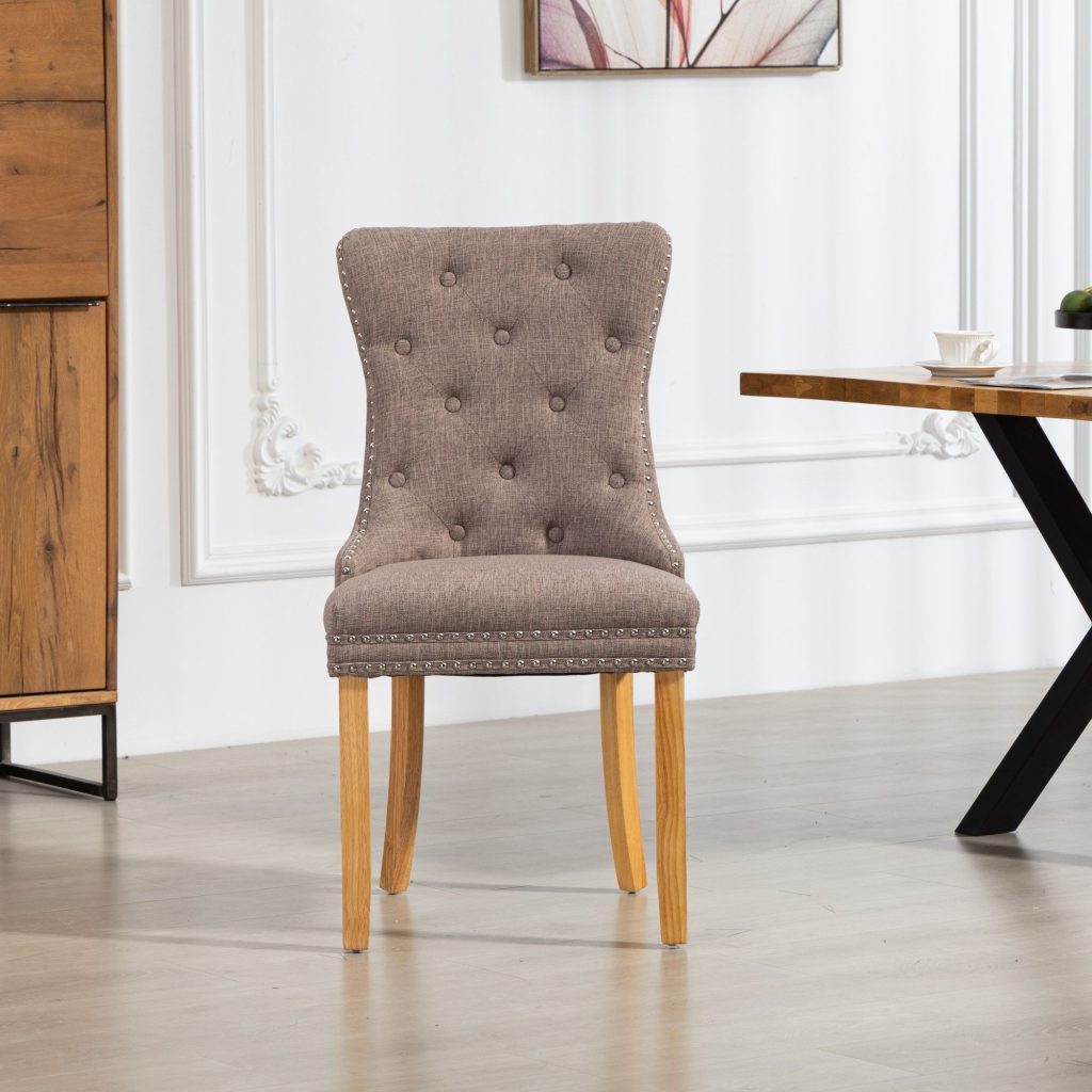 Rezzato Fabric Dining Chairs - Set of 2