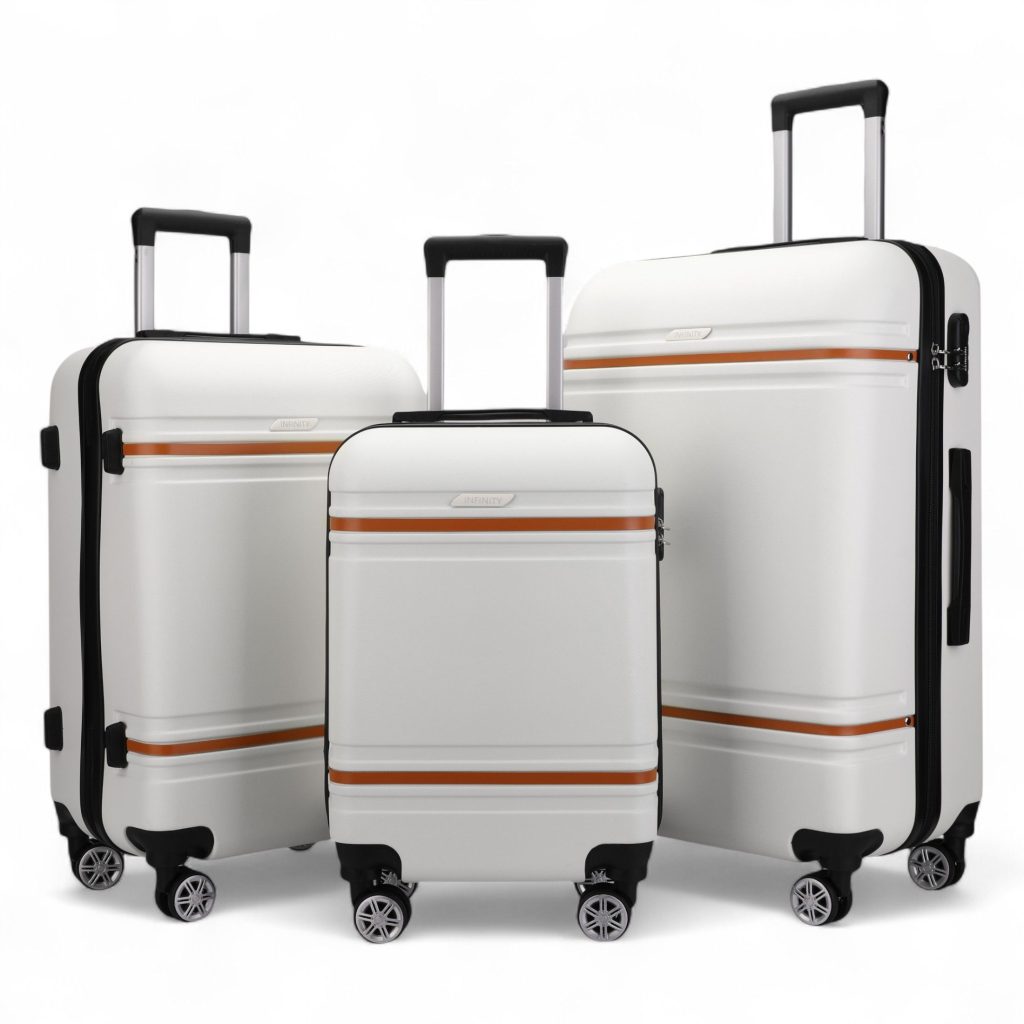 Hardshell Cabin Suitcase Robust ABS Lightweight Luggage Holiday Bag
