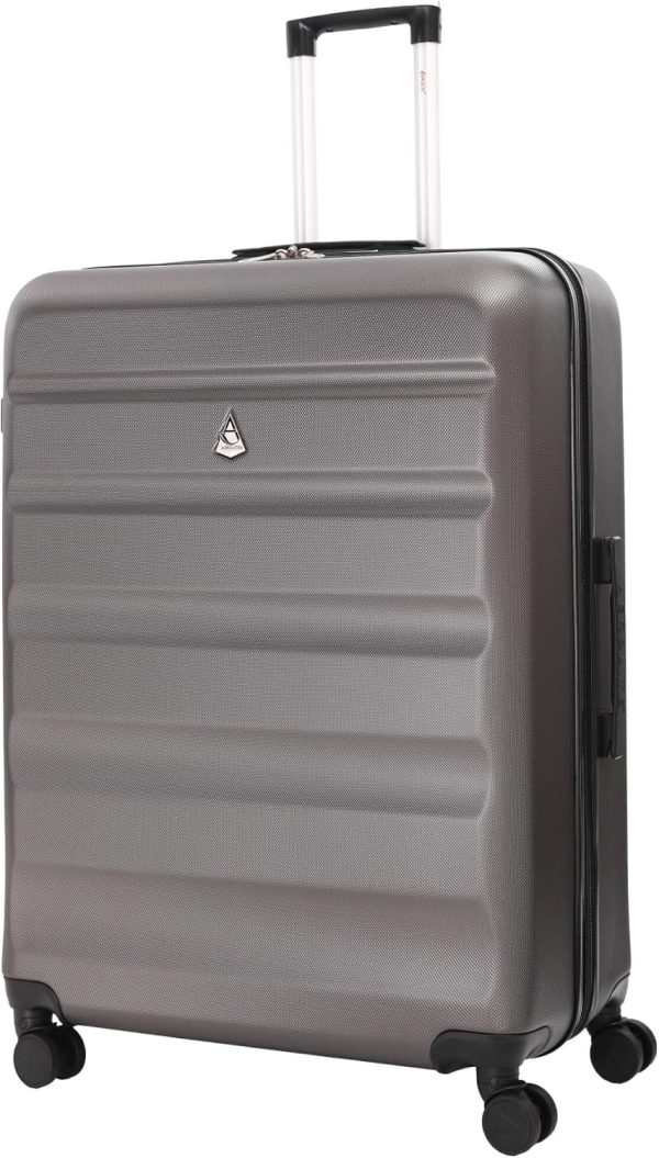 Large ABS Hard Shell Travel Hold Check in Luggage Spinner Suitcase 29 | Bed Sava