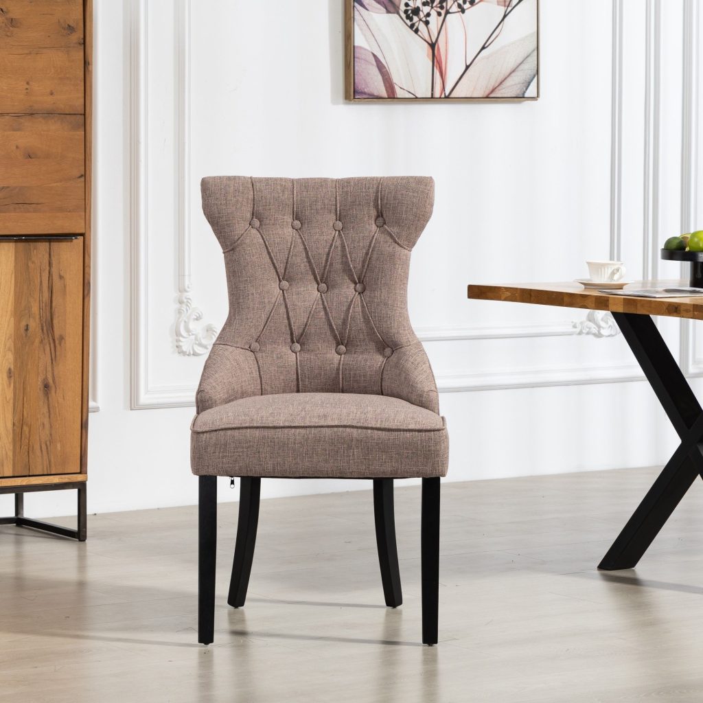 Lurano Fabric Dining Chairs - Set of 2