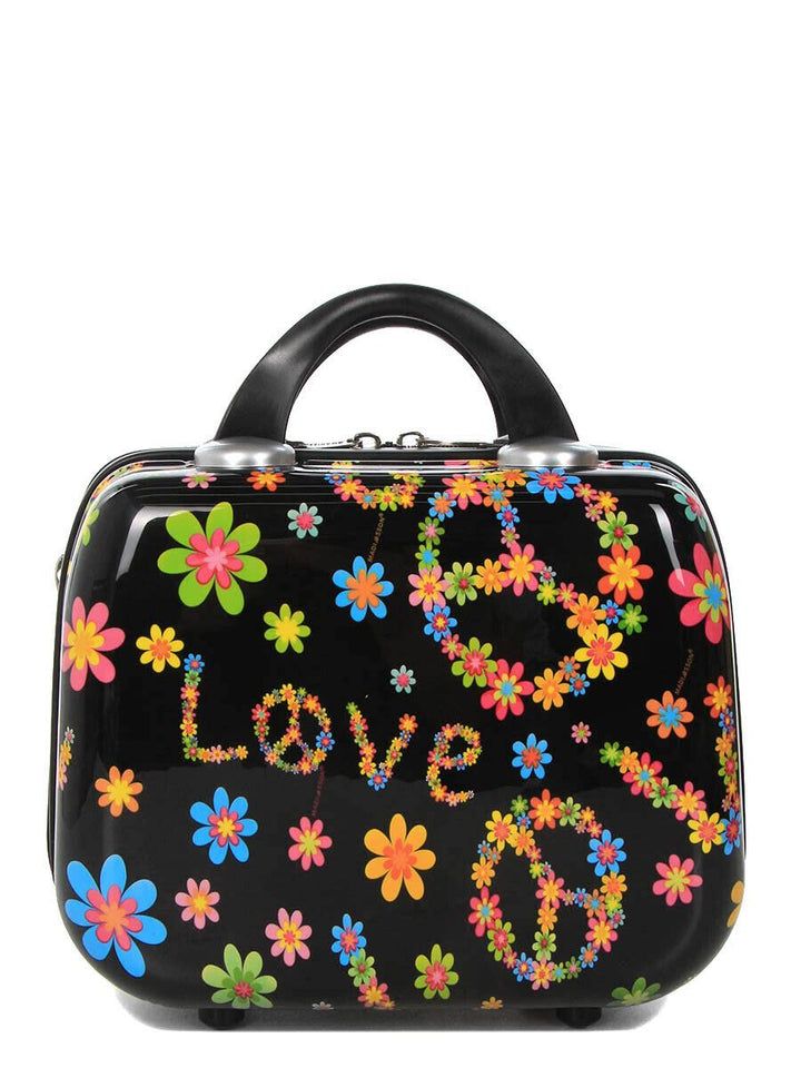 Hard Shell 4 Wheel Love Print Luggage Suitcases